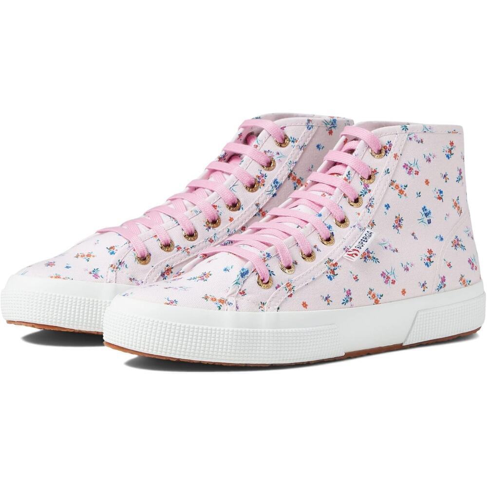 Superga Unisex Pink Multi Flower Print Fantasia Sneakers Size W 8.5 M 7